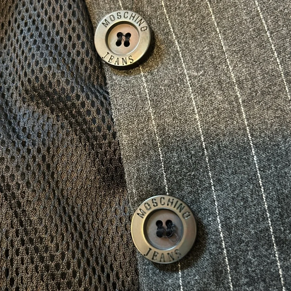 Moschino.  Pinstripe Women's Blazer - Picture 12 of 16